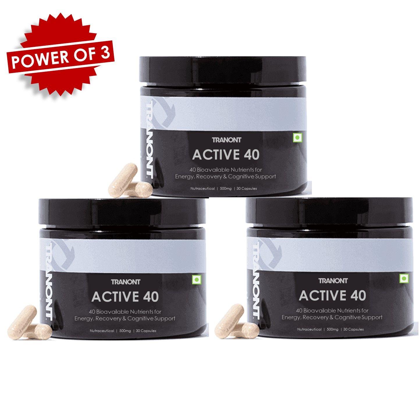 Active 40 - Pack of 3